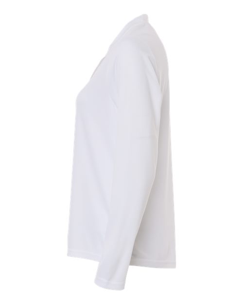 no-logo CORE365 WoNova Performance Long Sleeve Pique Polo-CORE365-Thread Logic