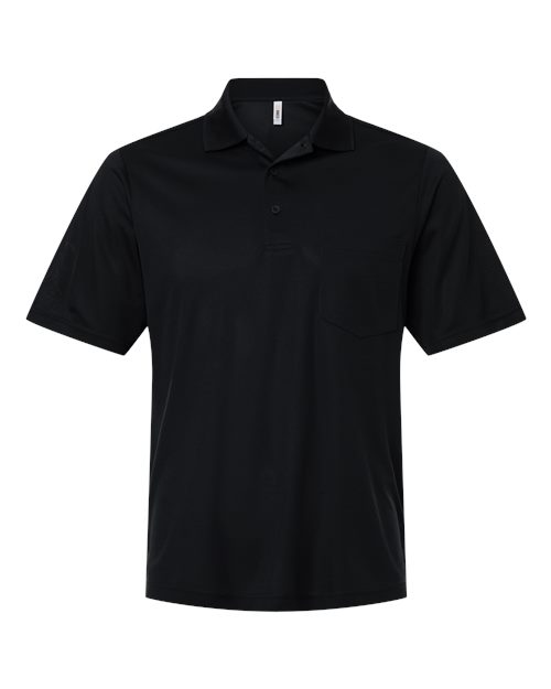 logo-left CORE365 Nova Performance Pique Pocket Polo-CORE365-Black-S-Thread Logic
