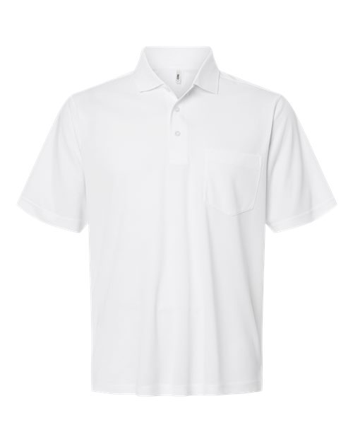 logo-left CORE365 Nova Performance Pique Pocket Polo-CORE365-White-S-Thread Logic