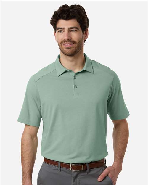 no-logo Devon & Jones Seaton Pebble Textured Polo-Devon&Jones-Thread Logic