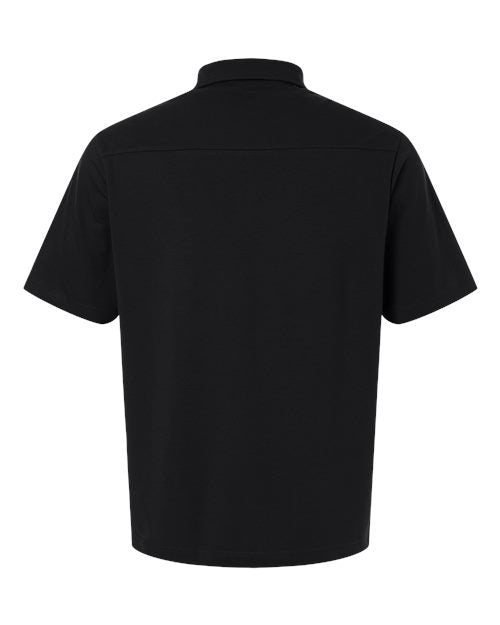 no-logo Devon & Jones Seaton Pebble Textured Polo-Devon&Jones-Thread Logic