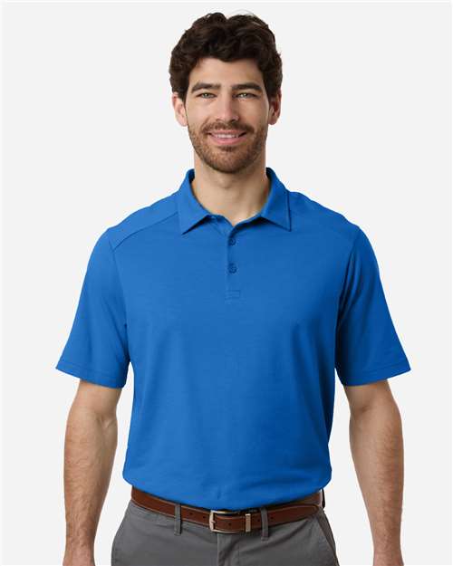 no-logo Devon & Jones Seaton Pebble Textured Polo-Devon&Jones-Thread Logic