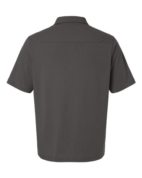 no-logo Devon & Jones Seaton Pebble Textured Polo-Devon&Jones-Thread Logic