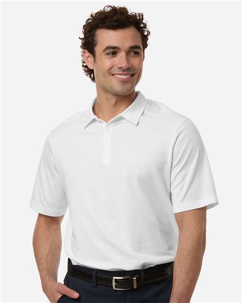 no-logo Devon & Jones Seaton Pebble Textured Polo-Devon&Jones-Thread Logic