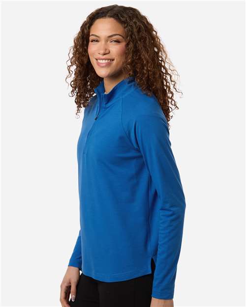 no-logo Devon & Jones WoSeaton Pebble Textured Quarter-Zip Pullover-Devon&Jones-Thread Logic