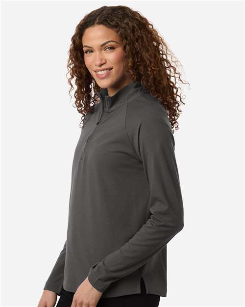 no-logo Devon & Jones WoSeaton Pebble Textured Quarter-Zip Pullover-Devon&Jones-Thread Logic