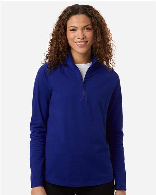 no-logo Devon & Jones WoSeaton Pebble Textured Quarter-Zip Pullover-Devon&Jones-Thread Logic