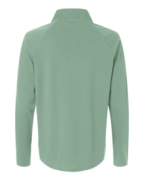 no-logo Devon & Jones WoSeaton Pebble Textured Quarter-Zip Pullover-Devon&Jones-Thread Logic