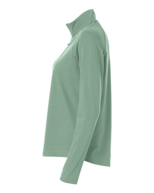 no-logo Devon & Jones WoSeaton Pebble Textured Quarter-Zip Pullover-Devon&Jones-Thread Logic