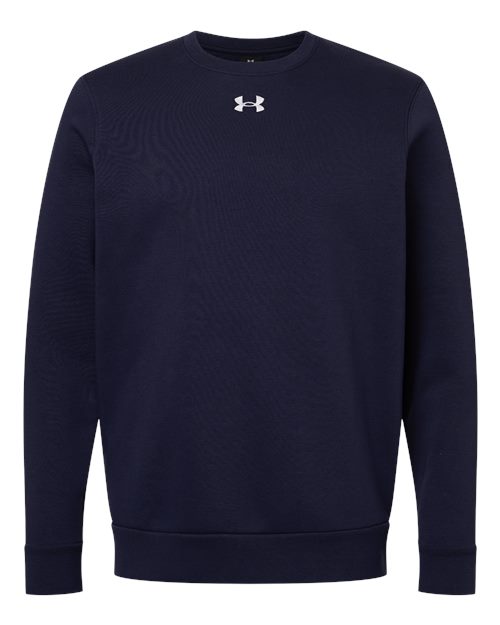 logo-left Under Armour Team Icon Fleece Crew-Under Armour-Midnight Navy/ White-S-Thread Logic