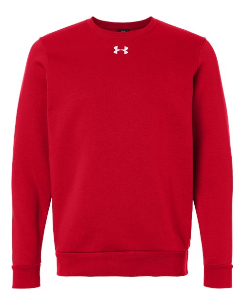 logo-left Under Armour Team Icon Fleece Crew-Under Armour-Red/ White-S-Thread Logic