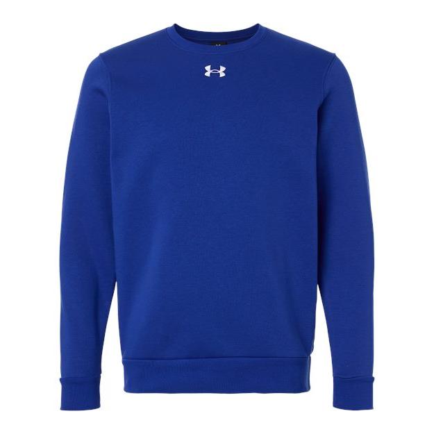 logo-left Under Armour Team Icon Fleece Crew-Under Armour-Royal/ White-S-Thread Logic