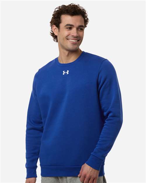 no-logo Under Armour Team Icon Fleece Crew-Under Armour-Thread Logic