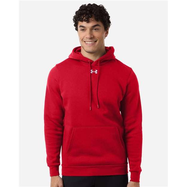 no-logo Under Armour Team Icon Fleece Hooded Sweatshirt-Under Armour-Thread Logic
