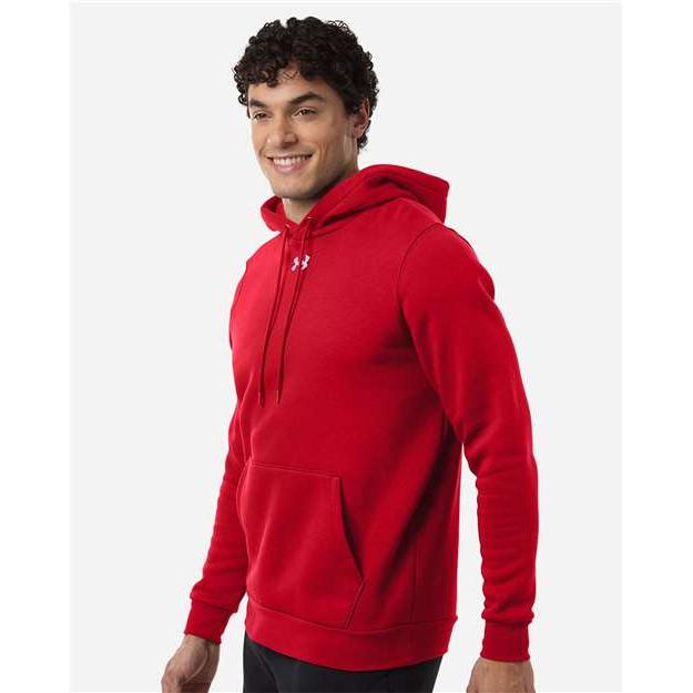 no-logo Under Armour Team Icon Fleece Hooded Sweatshirt-Under Armour-Thread Logic