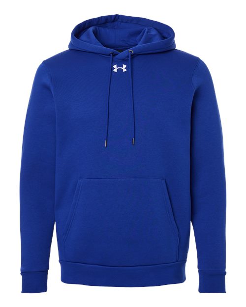 logo-left Under Armour Team Icon Fleece Hooded Sweatshirt-Under Armour-Royal/ White-S-Thread Logic