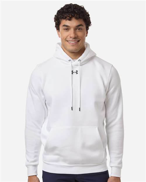 no-logo Under Armour Team Icon Fleece Hooded Sweatshirt-Under Armour-Thread Logic