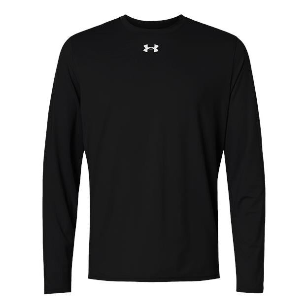 logo-left Under Armour Team Vanish Long Sleeve T-Shirt-Under Armour-Black/ White-S-Thread Logic