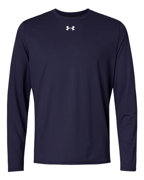 logo-left Under Armour Team Vanish Long Sleeve T-Shirt-Under Armour-Midnight Navy/ White-S-Thread Logic