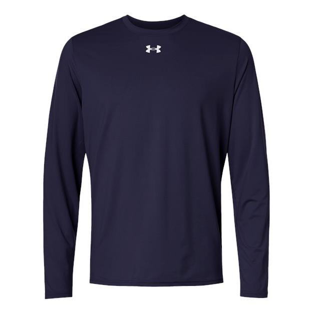 logo-left Under Armour Team Vanish Long Sleeve T-Shirt-Under Armour-Midnight Navy/ White-S-Thread Logic