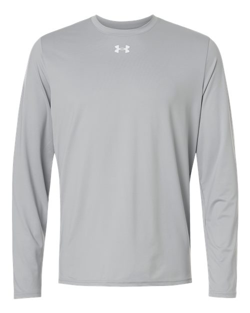 logo-left Under Armour Team Vanish Long Sleeve T-Shirt-Under Armour-Mod Grey/ White-S-Thread Logic