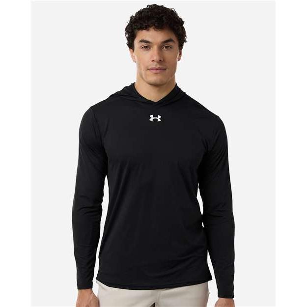 no-logo Under Armour Team Vanish Hooded Long Sleeve T-Shirt-Under Armour-Thread Logic
