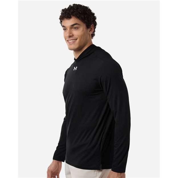 no-logo Under Armour Team Vanish Hooded Long Sleeve T-Shirt-Under Armour-Thread Logic