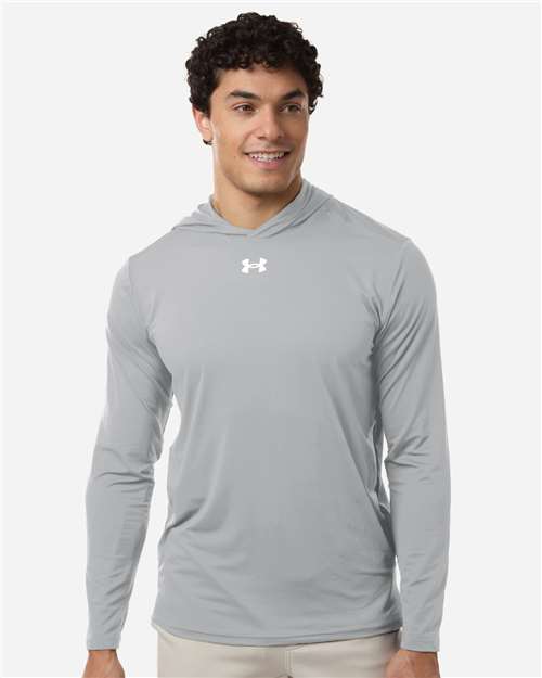 no-logo Under Armour Team Vanish Hooded Long Sleeve T-Shirt-Under Armour-Thread Logic