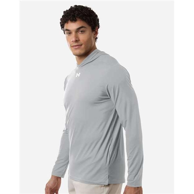 no-logo Under Armour Team Vanish Hooded Long Sleeve T-Shirt-Under Armour-Thread Logic