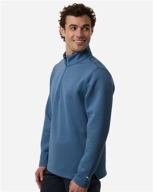no-logo Puma Golf Pebble Quarter-Zip Pullover-Puma-Thread Logic