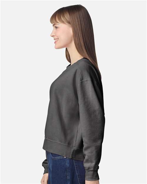 no-logo Comfort Colors WoGarment-Dyed Mid-Length Crewneck Sweatshirt-Comfort Colors-Thread Logic