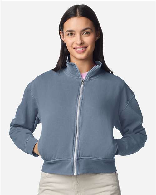 no-logo Comfort Colors WoGarment-Dyed Full-Zip Jacket-Comfort Colors-Thread Logic