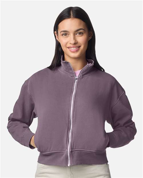 no-logo Comfort Colors WoGarment-Dyed Full-Zip Jacket-Comfort Colors-Thread Logic