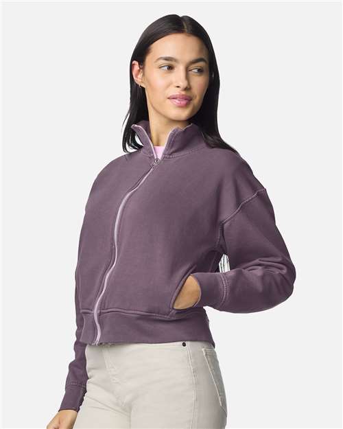 no-logo Comfort Colors WoGarment-Dyed Full-Zip Jacket-Comfort Colors-Thread Logic