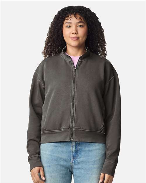 no-logo Comfort Colors WoGarment-Dyed Full-Zip Jacket-Comfort Colors-Thread Logic