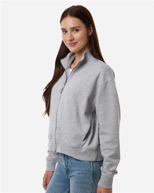 no-logo American Apparel WoFrench Terry Full-Zip Jacket-American Apparel-Thread Logic