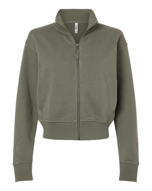 logo-left American Apparel WoFrench Terry Full-Zip Jacket-American Apparel-Lieutenant-S-Thread Logic