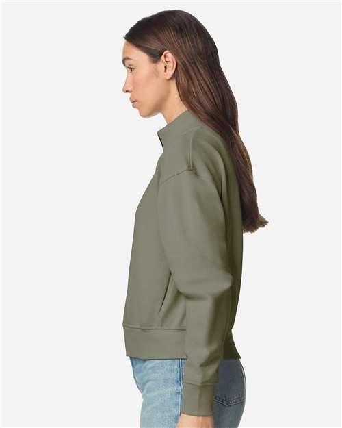 no-logo American Apparel WoFrench Terry Full-Zip Jacket-American Apparel-Thread Logic