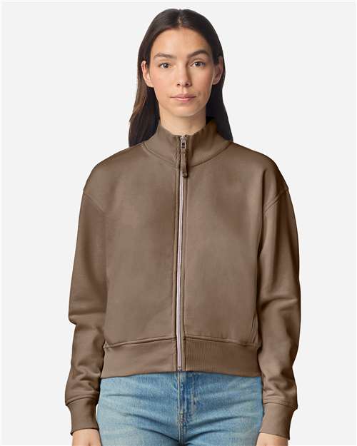 no-logo American Apparel WoFrench Terry Full-Zip Jacket-American Apparel-Thread Logic