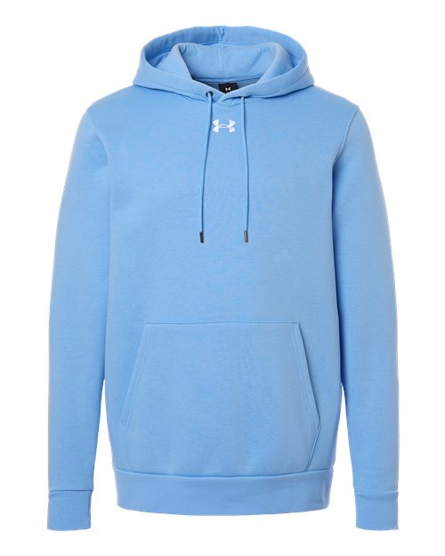 logo-left Under Armour Team Icon Fleece Hooded Sweatshirt-Under Armour-Horizon Blue/ White-S-Thread Logic
