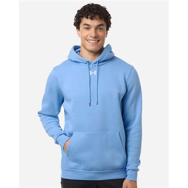 no-logo Under Armour Team Icon Fleece Hooded Sweatshirt-Under Armour-Thread Logic