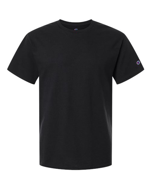 logo-left Champion Unisex Jersey T-Shirt-Champion-Black-S-Thread Logic