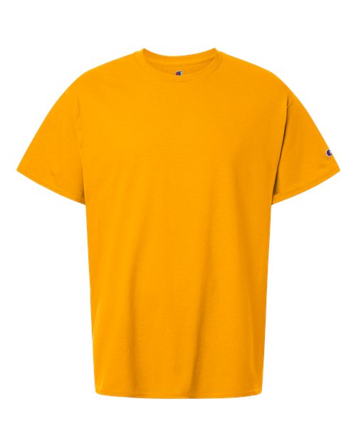 logo-left Champion Unisex Jersey T-Shirt-Champion-C. Gold-S-Thread Logic