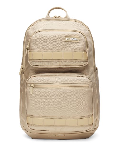 no-logo Under Armour Triumph Sport Backpack-Under Armour-Field Khaki/ White-One Size-Thread Logic
