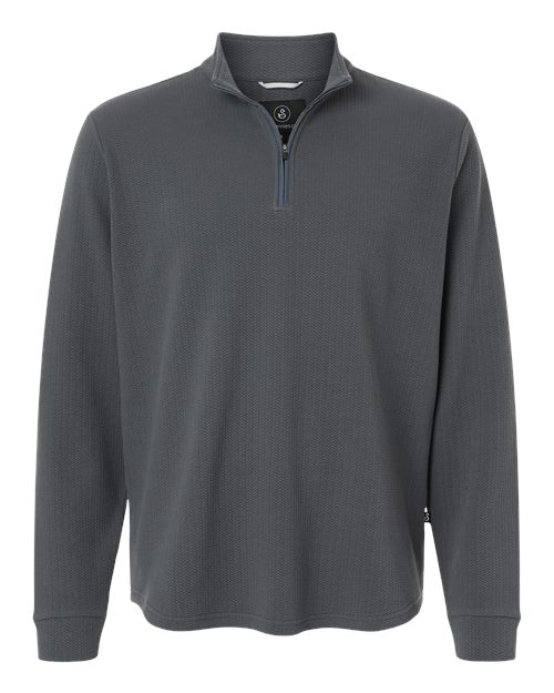 logo-left Swannies Luke Quarter-Zip Pullover-Swannies-Graphite-S-Thread Logic