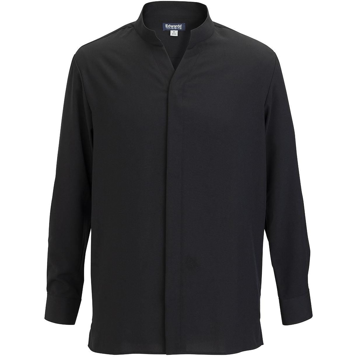Edwards Flexbatiste Stand Up Collar Long Sleeve Mens Shirt