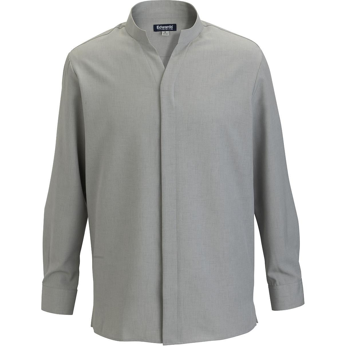 Edwards Flexbatiste Stand Up Collar Long Sleeve Mens Shirt