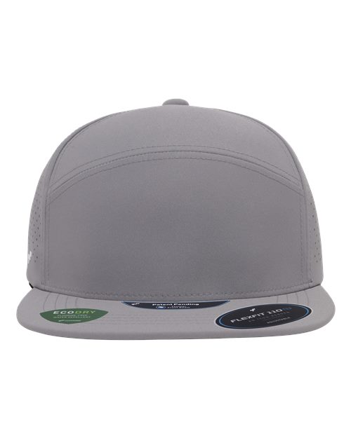 no-logo Flexfit 110 Premium Arch Perforated Cap-Flexfit-Greenish Grey-Adjustable-Thread Logic