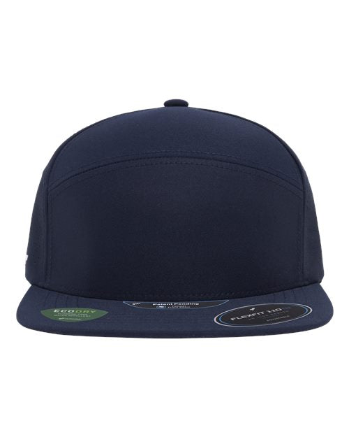 no-logo Flexfit 110 Premium Arch Perforated Cap-Flexfit-Navy-Adjustable-Thread Logic