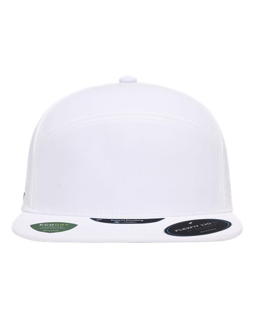no-logo Flexfit 110 Premium Arch Perforated Cap-Flexfit-White-Adjustable-Thread Logic